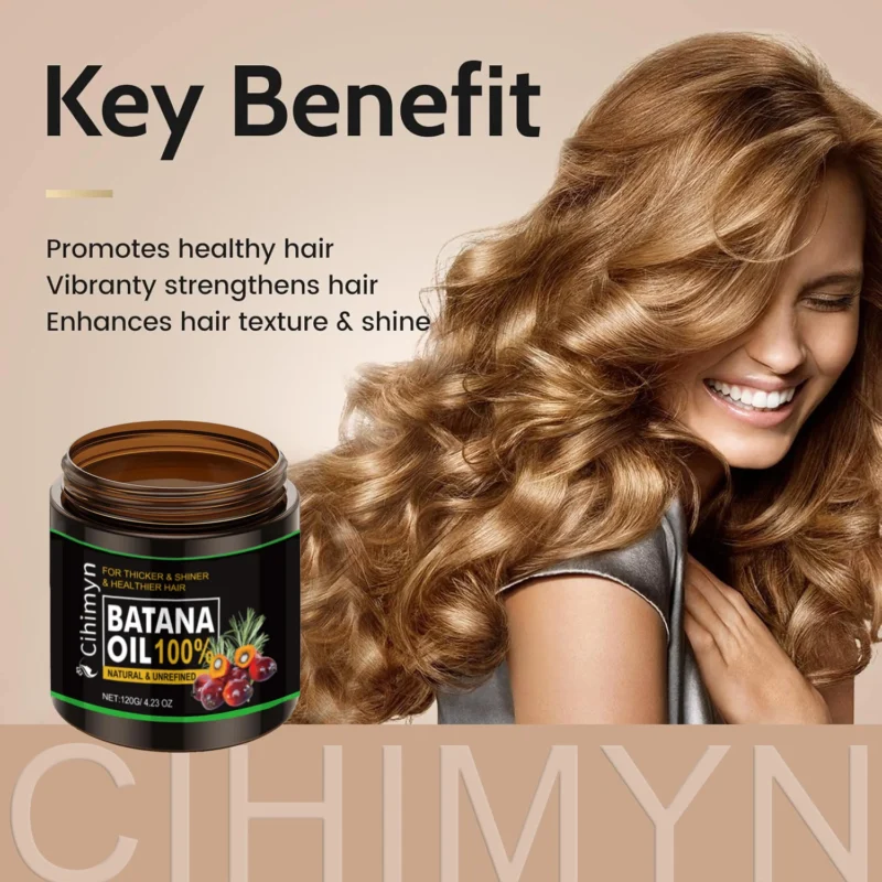 Batana Oil Hair Mask Deep Conditioning Treatment for Dry Damaged Hair 120g