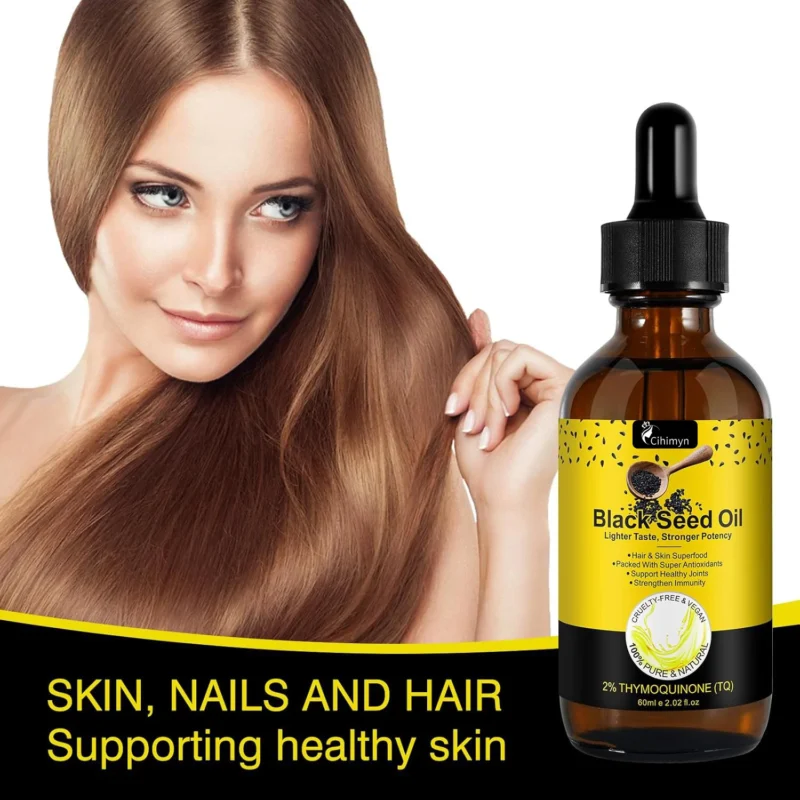 Black Seed Oil Drops Hair & Skin Superfood with 2% Thymoquinone