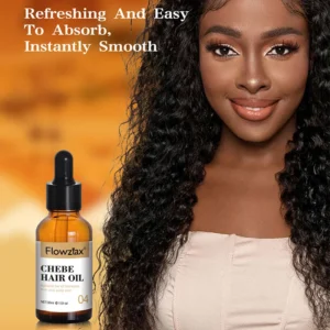 Organic Chebe hair oil for deep moisturizing, damage repair, and scalp health promotion.