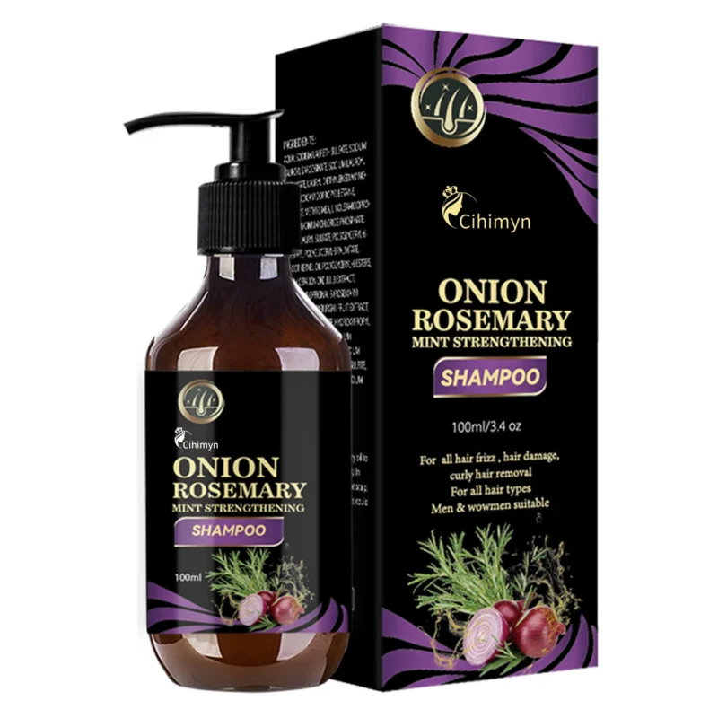 Rosemary Onion Mint Strengthening Shampoo Repair Damaged Hair Promote Growth 100ml