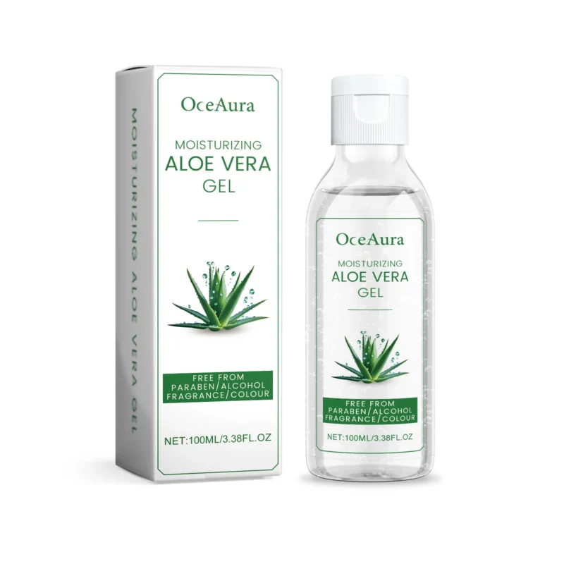 OceAura Aloe Vera Hydrating Gel 100ml for Soothing, Repairing, and Deep Moisturizing of Skin