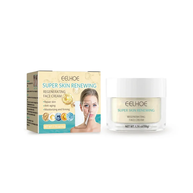 EELHOE Regenerating Face Cream for anti-aging, moisturizing, firming, and repairing skin, 50g jar.