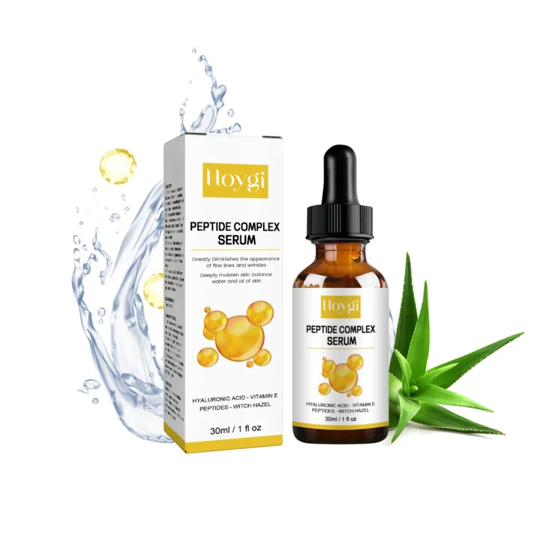 Hoygi Anti-Wrinkle Face Serum with Hyaluronic Acid & Peptides for Dry Skin