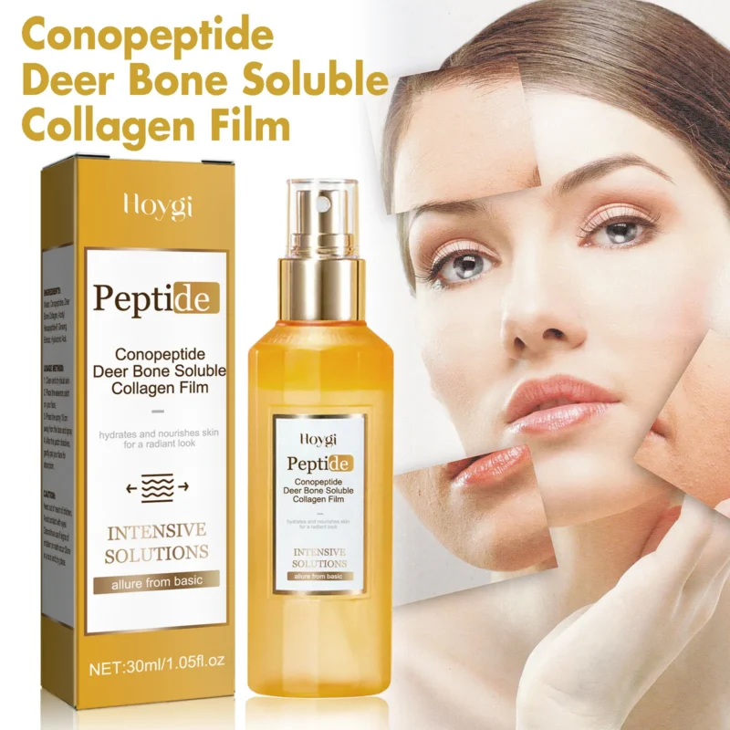 Hoygi Anti-Aging Serum with Conopeptide and Deer Bone Collagen for Brightening, Hydration, and Wrinkle Reduction