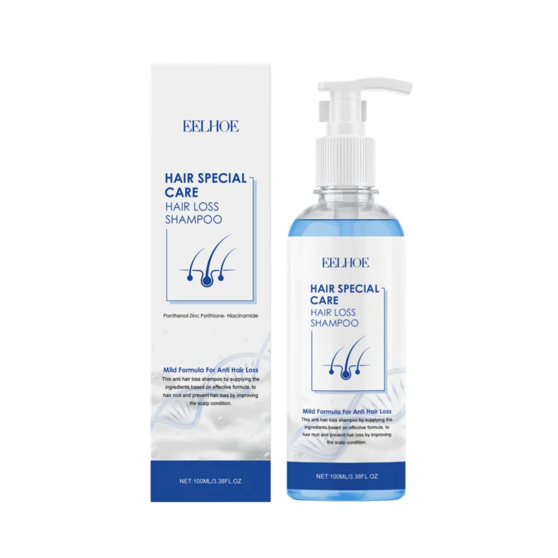 EELHOE Anti Hair Loss Shampoo 100ml with Copper Tripeptide-1 and Niacinamide for Stronger Hair Roots