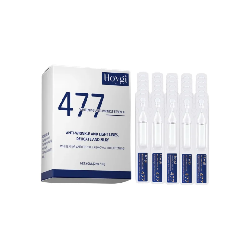 Hoygi Anti-Wrinkle and Brightening Essence in a 60ml bottle with key ingredients like Hyaluronic Acid and Centella Asiatica Extract