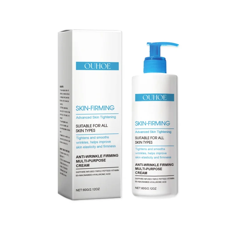 OUHOE Anti-Wrinkle Firming Body Cream with Copper Tripeptide-1 and Hyaluronic Acid for deep moisturizing and skin tightening