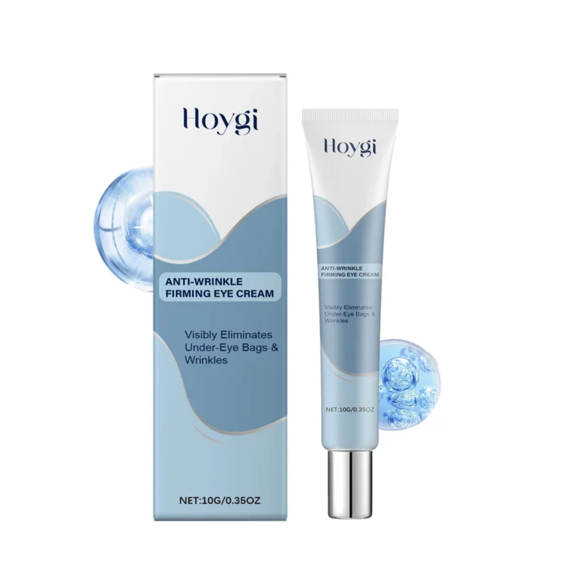 Hoygi Anti-Wrinkle Firming Eye Cream 10g for Moisturizing, Tightening, and Reducing Dark Circles & Fine Lines