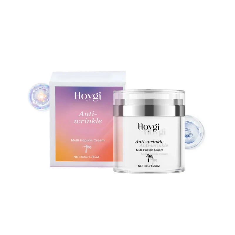 Hoygi Anti-Wrinkle Firming Moisturizer Cream 50g with Shea Butter and Peptides for Smooth, Hydrated Skin