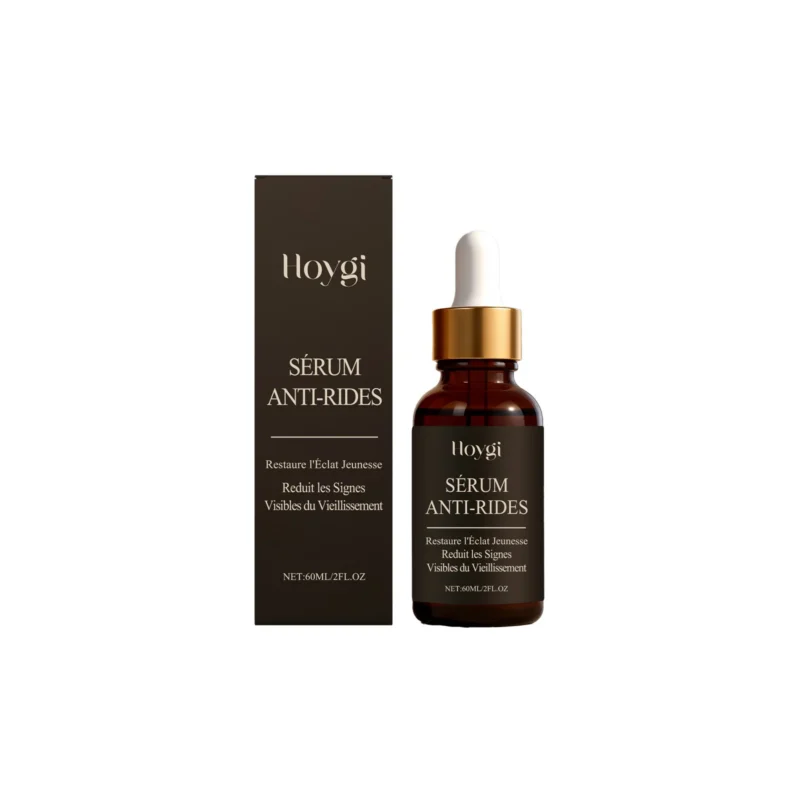 Hoygi 60ml Anti-Wrinkle Serum bottle with dropper for deep hydration and reducing fine lines