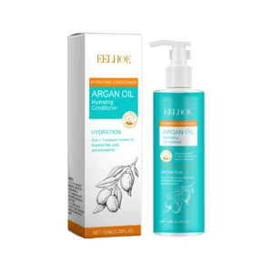 EELHOE Argan Oil Hydrating Conditioner 100ml for deep moisture and frizz control, shown in a sleek bottle.