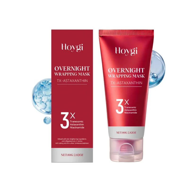 Hoygi Astaxanthin Overnight Peel Off Mask for brightening and hydrating dull skin