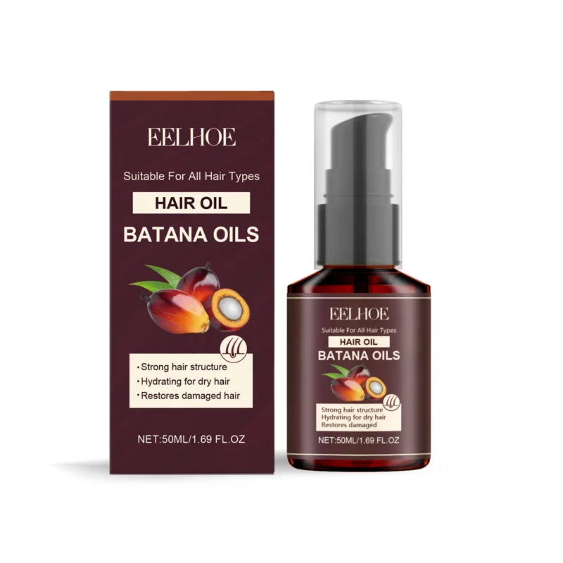EELHOE Batana Hair Oil 50ml for Frizz Control, Deep Nourishment, and Enhanced Shine