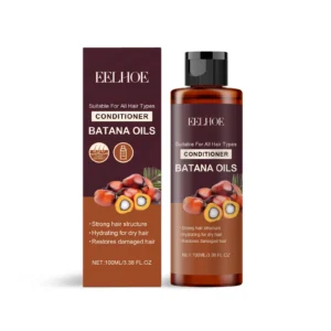 EELHOE Batana Oil Conditioner 100ml for repairing dry, damaged hair and reducing frizz.