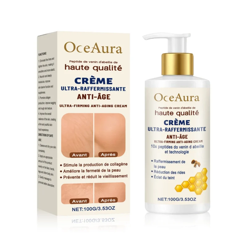 OceAura Bee Venom Firming Cream 100g for intense hydration and skin rejuvenation