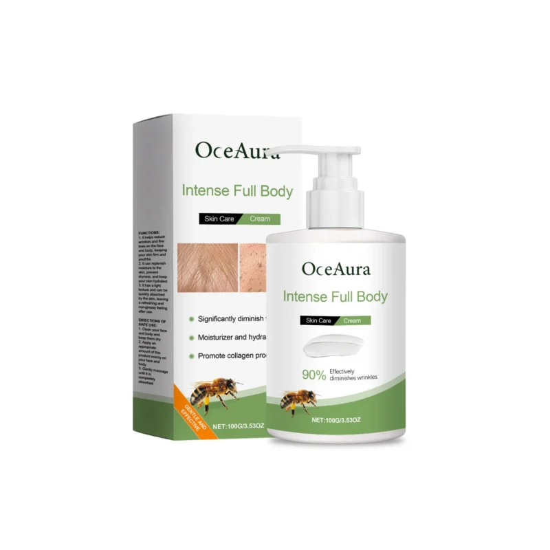 OceAura Bee Venom Firming Moisturizer Cream 100g for deep moisturizing and wrinkle reduction