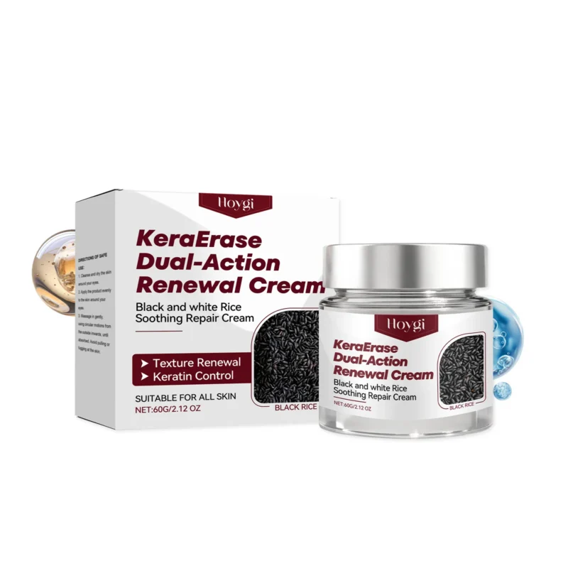 Hoygi Black and White Rice Renewal Cream - Dual Action Skin Tag Remover & Soothing Moisturizer