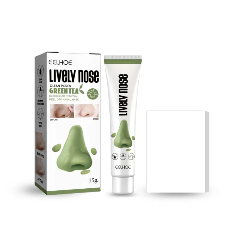 EELHOE Blackhead Peel Off Nose Mask with 40 Pads for Deep Pore Cleansing and Minimizing