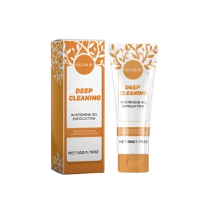 EELHOE Body Exfoliating Gel with Citrus & Niacinamide for Deep Cleaning and Skin Brightening, 50g Tube