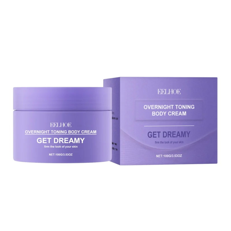 EELHOE Overnight Toning Body Cream 100g for firming skin appearance and providing deep nourishment