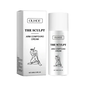 OUHOE The Sculpt Arm Compound Cream for firming, brightening, and deeply nourishing skin with Niacinamide and Retinol.