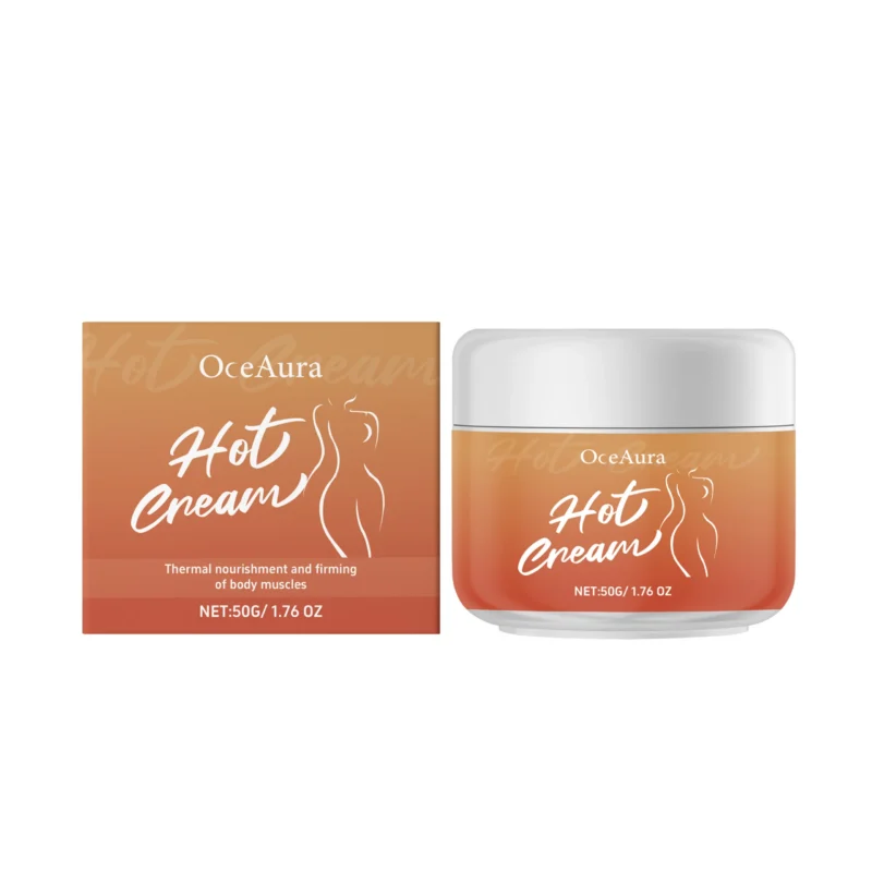 OceAura Body Moisturizing Cream 50g with Elastin, Turmeric, and Ceramides for Deep Hydration and Skin Firming