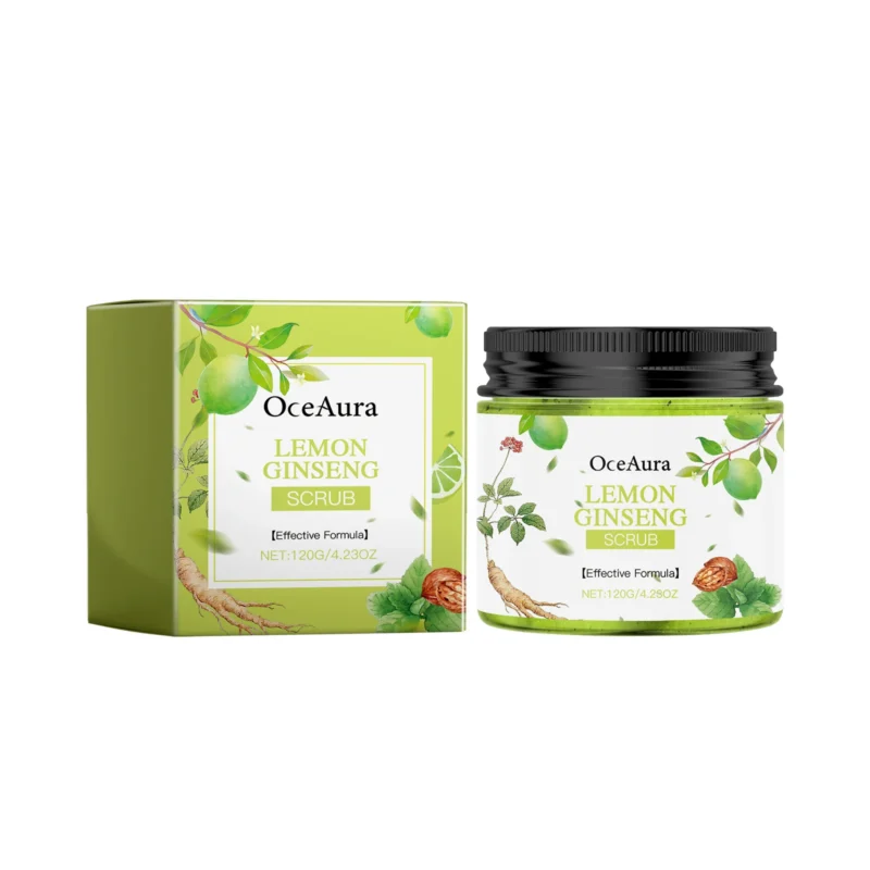 OceAura Body Scrub Cream 120g with Natural Extracts for Gentle Exfoliation and Deep Hydration