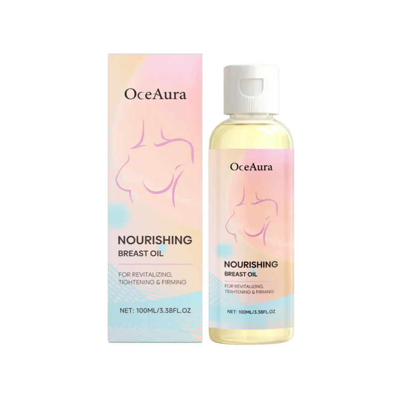 OceAura Nourishing Breast Oil for Tightening, Firming & Moisturizing