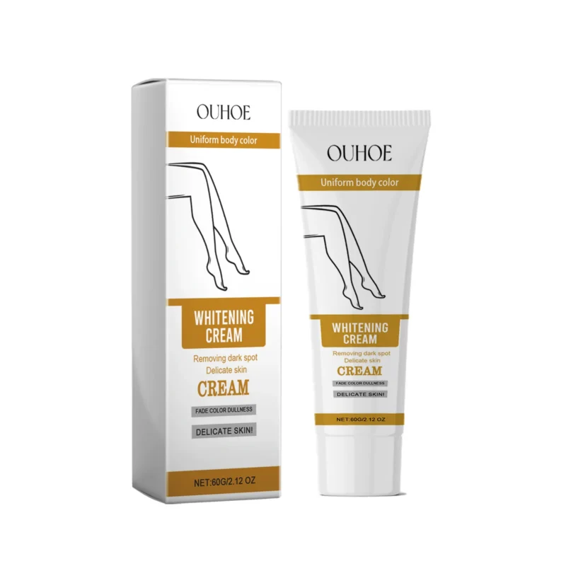 OUHOE Brightening Cream with Niacinamide & Coconut Oil, Whitening, Hydrating, Anti-Aging