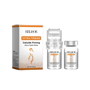 EELHOE Cellulite Firming Roller Essence with 64-pin microneedle head for deep absorption and body contouring