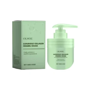 OUHOE Collagen Firming Body Cream 100g with Shea Butter and Peptides for Deep Moisturizing and Wrinkle Reduction