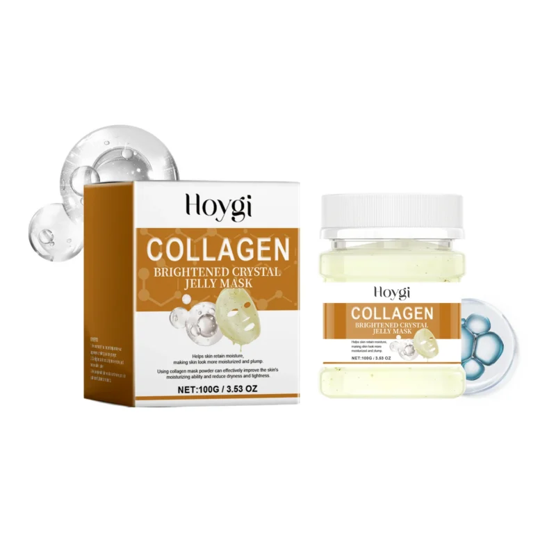 Hoygi Collagen Moisturizing Jelly Mask Powder for Hydrated, Brightened, and Smooth Skin