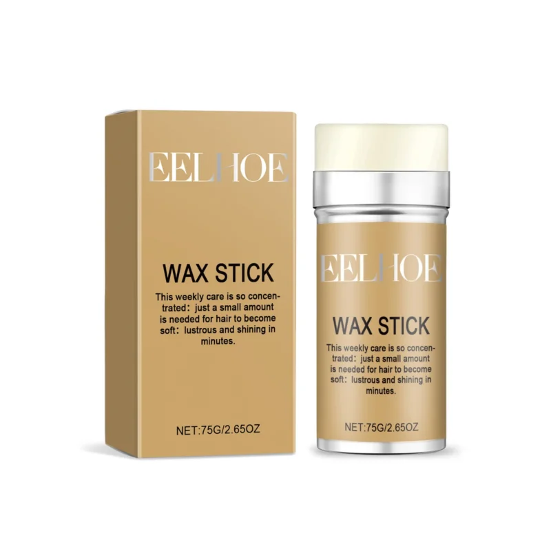 EELHOE Solid Hair Wax Stick 75g for quick styling, natural hold, and frizz control for men and women
