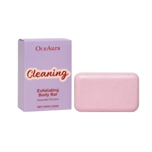 OceAura Exfoliating Body Bar - Gentle Cleansing Soap for Smooth, Moisturized Skin