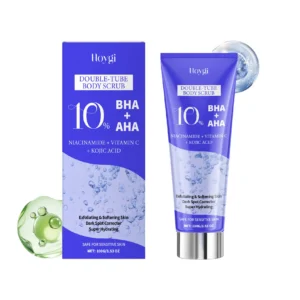 Hoygi Exfoliating Body Scrub with AHA BHA for Smooth Brightening Hydration