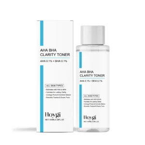 Hoygi Exfoliating Clarifying Toner 100ml with AHA and BHA for pore refinement and oil control