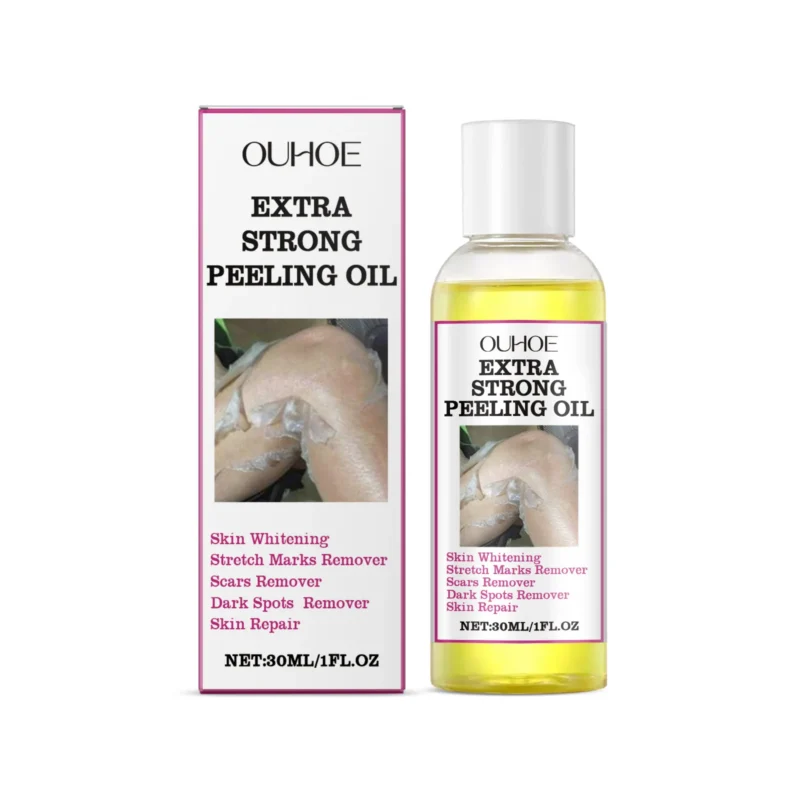 OUHOE Extra Strong Peeling Oil for skin exfoliation, brightening, and deep moisturizing in a 30ml bottle