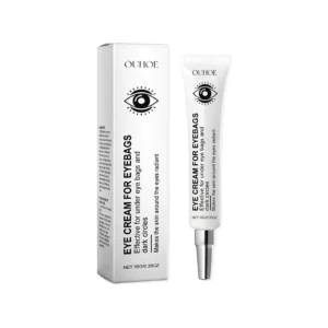 OUHOE Eye Cream for reducing puffiness, dark circles, and fine lines with Hyaluronic Acid and Collagen