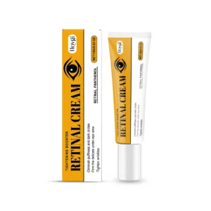 Hoygi Eye Cream with Retinol and Hyaluronic Acid for Firming, Hydration, and Reducing Wrinkles and Dark Circles