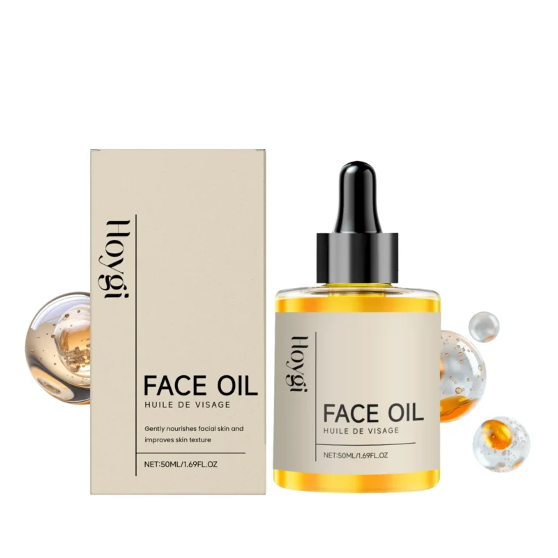 Hoygi Facial Moisturizing Serum with Hyaluronic Acid and Coconut Oil for Deep Hydration and Improved Skin Texture