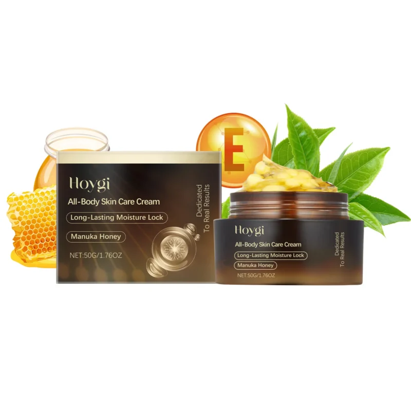 Hoygi Firming Body Cream - Deep Moisturizing, Wrinkle Reduction, Skin Tightening with Manuka Honey & Hyaluronic Acid
