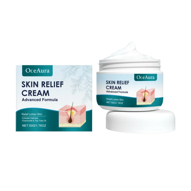 OceAura Folliculitis Relief Cream for Face, Scalp and Body - Soothes Skin
