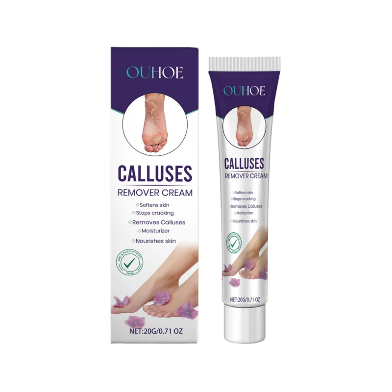 OUHOE Foot Care Cream with Salicylic Acid for Deep Moisturizing and Gentle Callus Removal