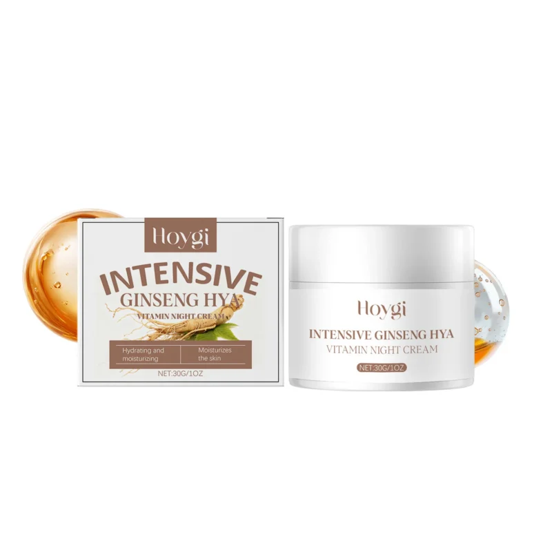 Hoygi Ginseng Hyaluronic Acid Night Cream for intensive nighttime hydration and skin barrier repair