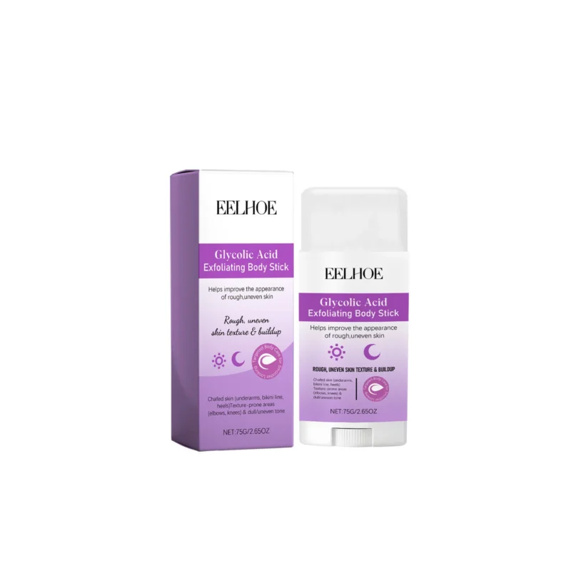 EELHOE Glycolic Acid Exfoliating Body Stick for Rough, Uneven Skin Texture and Dryness