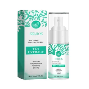 EELHOE Green Tea Underarm Deodorant Spray for long-lasting freshness and odor control.