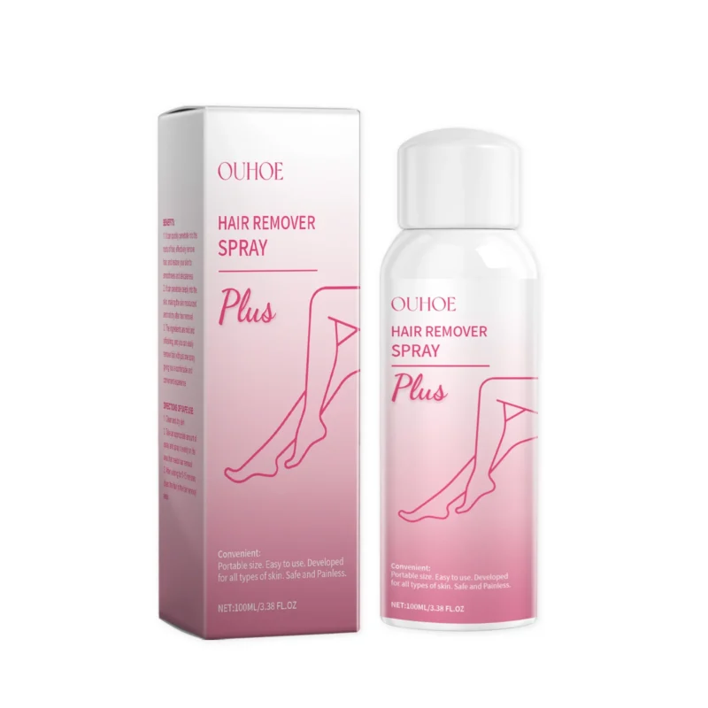 OUHOE Hair Remover Spray for Body, Armpits & Legs | Gentle, Painless & Suitable for Sensitive Skin