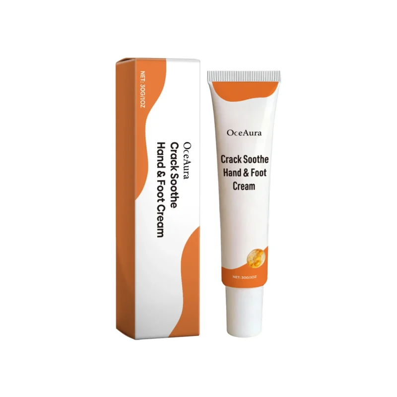 OceAura Hand & Foot Cream for Dry Cracked Skin, Long-Lasting Moisturizing, Soothes & Softens