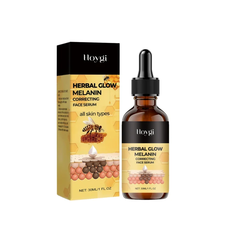 Hoygi Herbal Glow Face Serum 30ml for radiant, even-toned, and youthful-looking skin