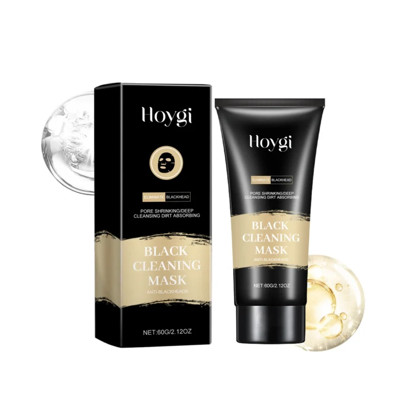Hoygi Blackhead Peel-Off Mask with Perilla Extract for deep pore cleansing and shrinking, gentle formula suitable for all skin types.